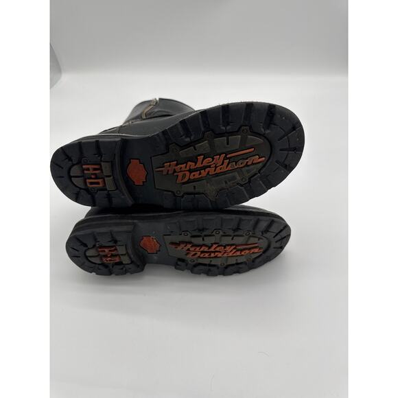 Harley Davidson Stratus 95143 Mens Sz 9.5Black Harness Biker Boots Motorcycle - Picture 9 of 9